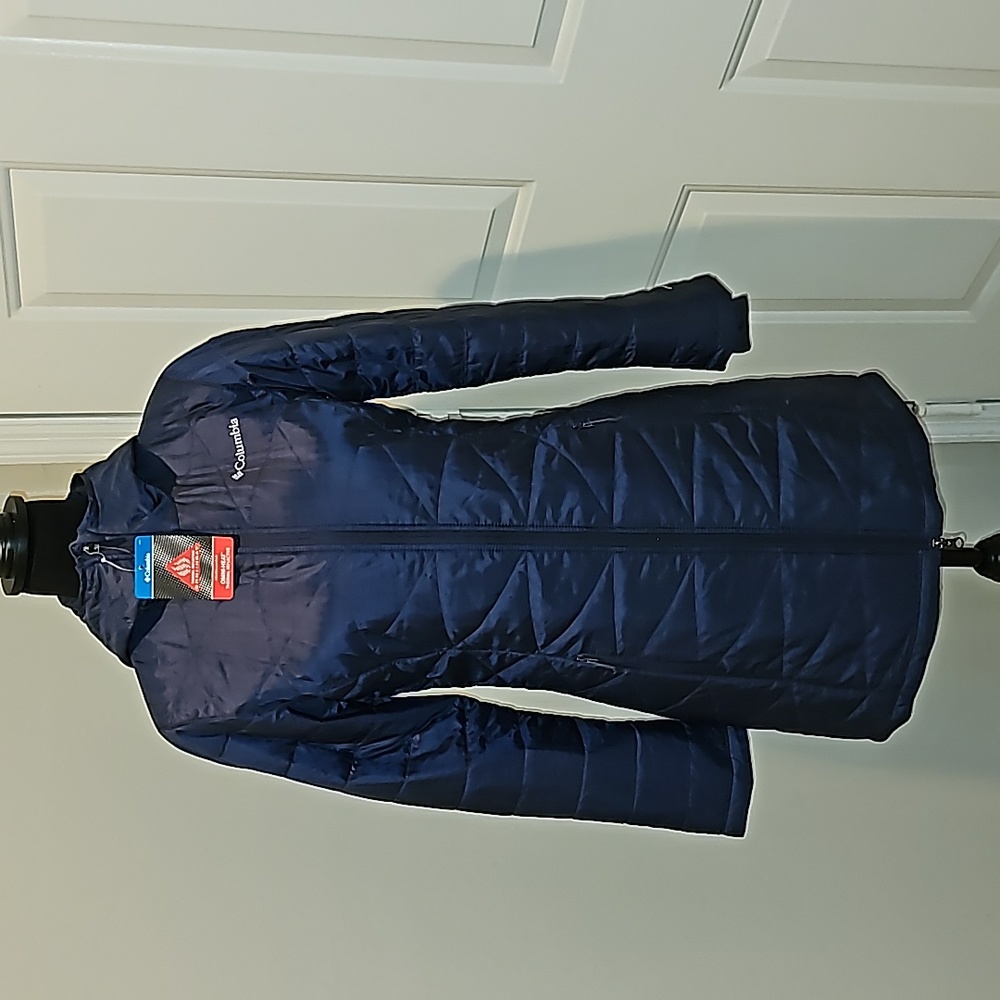 NWT - MightY lite- Womens Hooded long jacket - Columbia XS